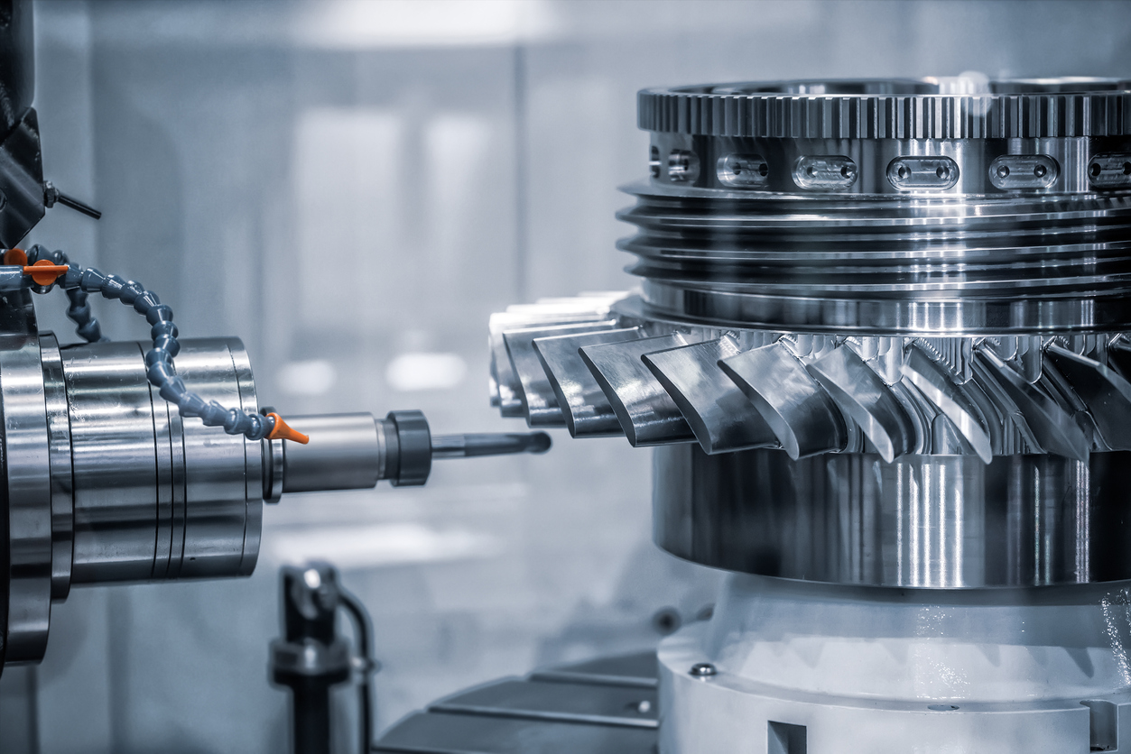 Metalworking CNC milling machine.